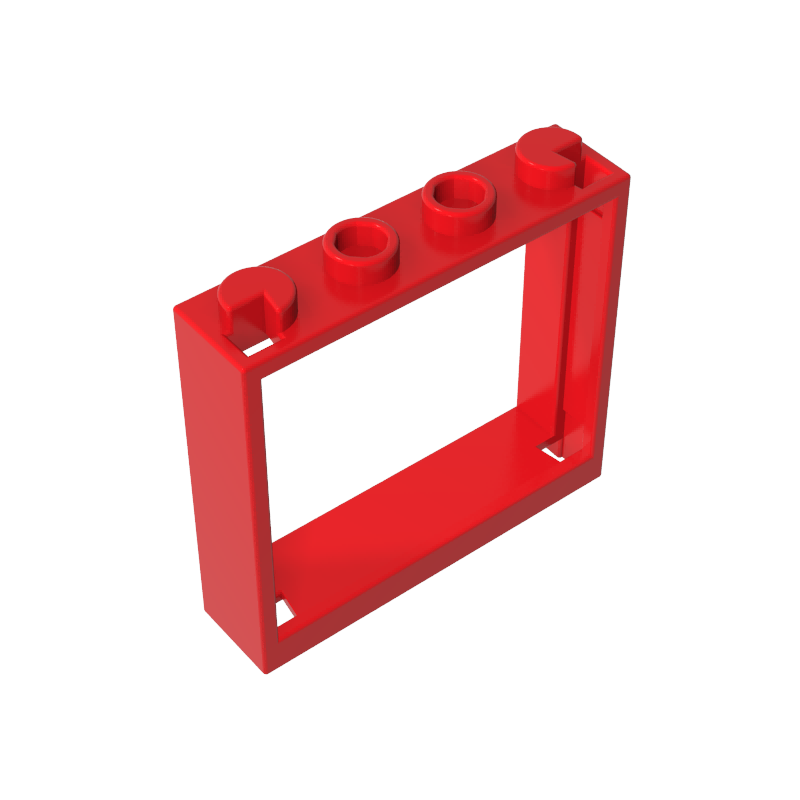 Gobricks,Window 1 x 4 x 3 without Shutter Tabs,60594