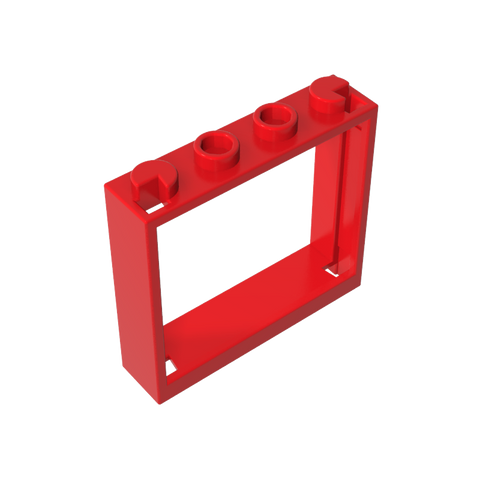 Gobricks,Window 1 x 4 x 3 without Shutter Tabs,60594