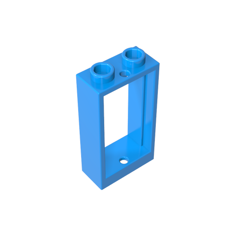 Gobricks,Window 1 x 2 x 3 Flat Front,60593