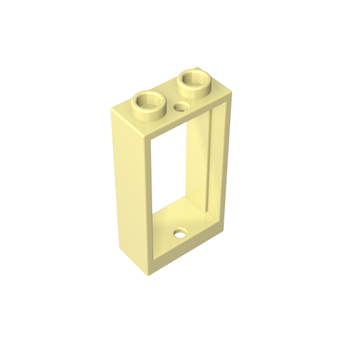 Gobricks,Window 1 x 2 x 3 Flat Front,60593