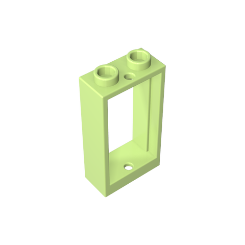 Gobricks,Window 1 x 2 x 3 Flat Front,60593