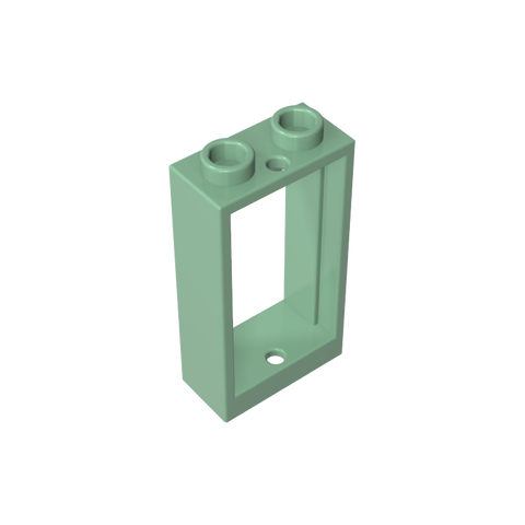 Gobricks,Window 1 x 2 x 3 Flat Front,60593
