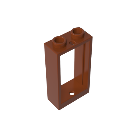 Gobricks,Window 1 x 2 x 3 Flat Front,60593