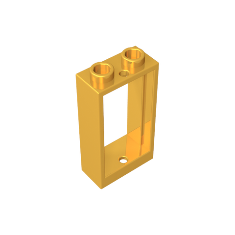 Gobricks,Window 1 x 2 x 3 Flat Front,60593