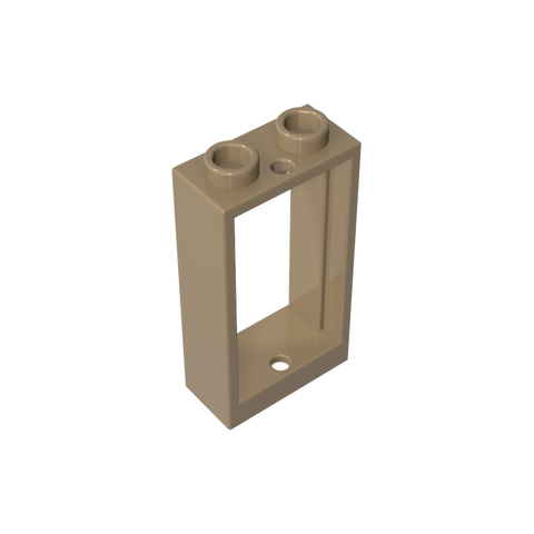 Gobricks,Window 1 x 2 x 3 Flat Front,60593
