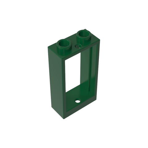 Gobricks,Window 1 x 2 x 3 Flat Front,60593