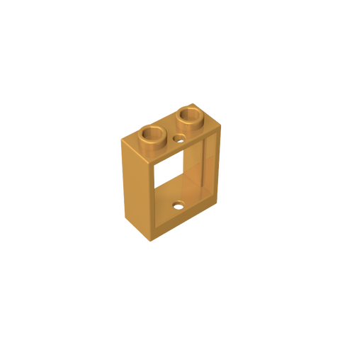 Gobricks,Window 1 x 2 x 2 Flat Front,60592,79128