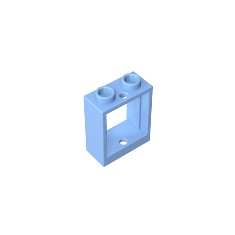 Gobricks,Window 1 x 2 x 2 Flat Front,60592,79128