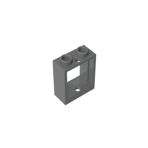 Gobricks,Window 1 x 2 x 2 Flat Front,60592,79128
