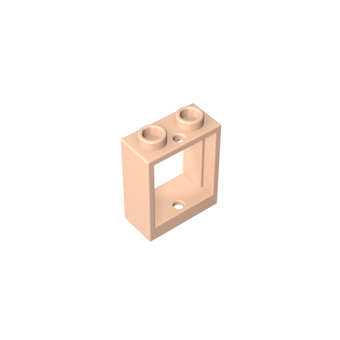 Gobricks,Window 1 x 2 x 2 Flat Front,60592,79128