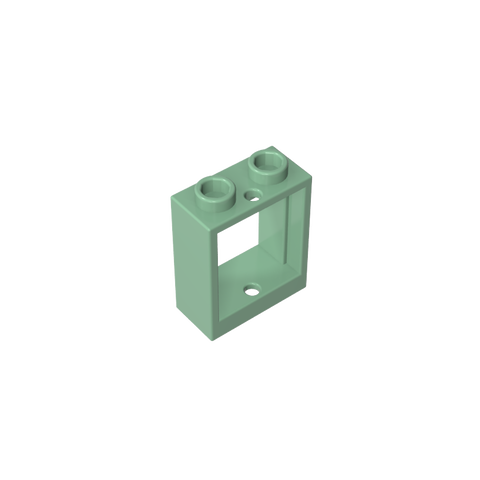 Gobricks,Window 1 x 2 x 2 Flat Front,60592,79128