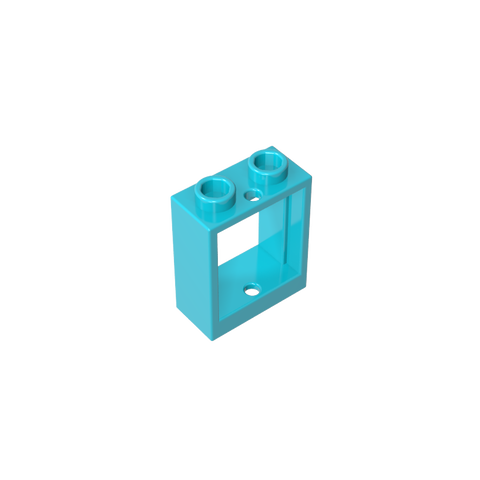 Gobricks,Window 1 x 2 x 2 Flat Front,60592,79128