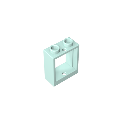 Gobricks,Window 1 x 2 x 2 Flat Front,60592,79128
