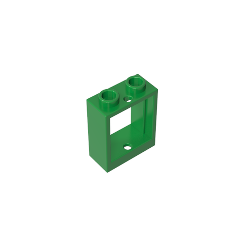 Gobricks,Window 1 x 2 x 2 Flat Front,60592,79128