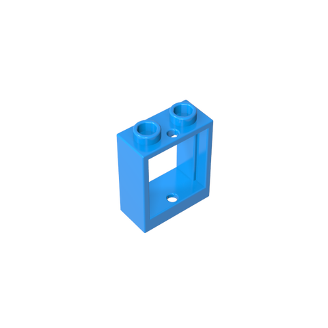 Gobricks,Window 1 x 2 x 2 Flat Front,60592,79128