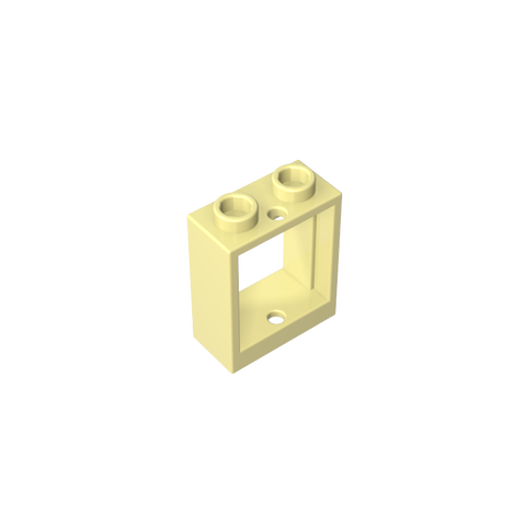 Gobricks,Window 1 x 2 x 2 Flat Front,60592,79128
