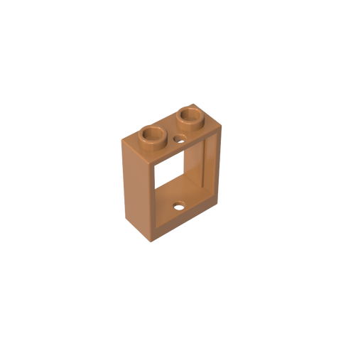 Gobricks,Window 1 x 2 x 2 Flat Front,60592,79128