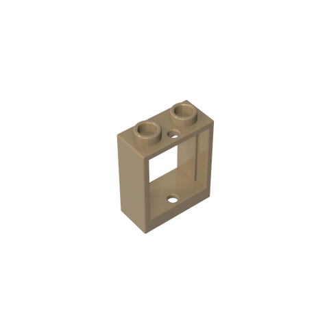 Gobricks,Window 1 x 2 x 2 Flat Front,60592,79128