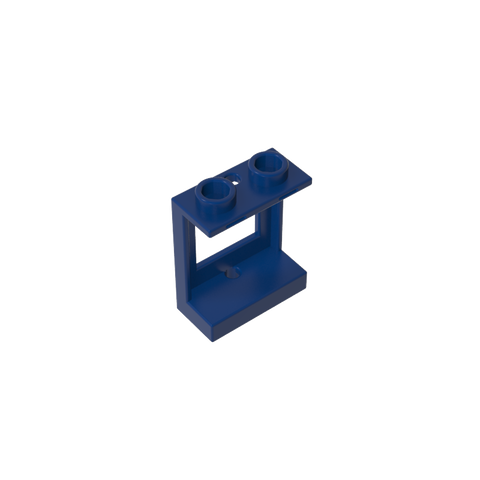 Gobricks,Window 1 x 2 x 2 Plane, Single Hole Top and Bottom for Glass,60032