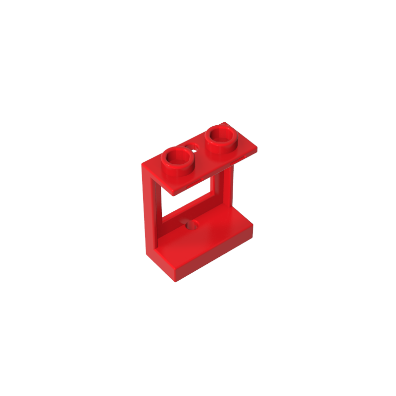Gobricks,Window 1 x 2 x 2 Plane, Single Hole Top and Bottom for Glass,60032