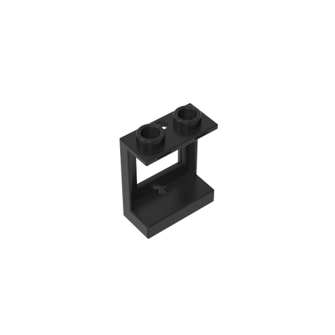 Gobricks,Window 1 x 2 x 2 Plane, Single Hole Top and Bottom for Glass,60032