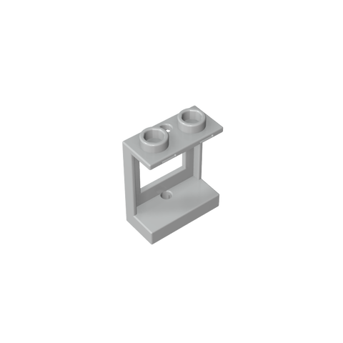 Gobricks,Window 1 x 2 x 2 Plane, Single Hole Top and Bottom for Glass,60032