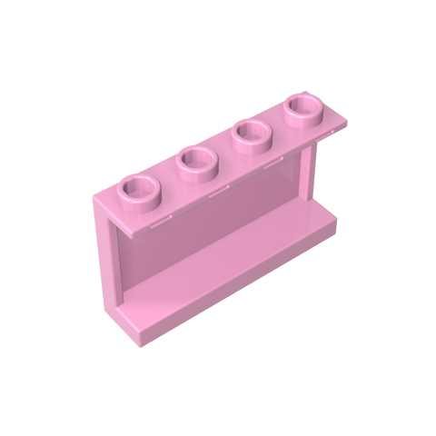 Gobricks,Panel 1 x 4 x 2 with Side Supports - Hollow Studs,14718