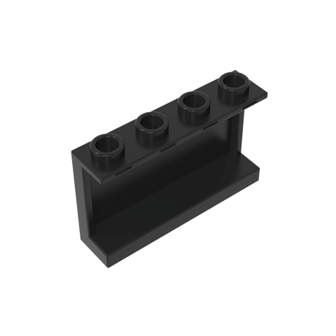 Gobricks,Panel 1 x 4 x 2 with Side Supports - Hollow Studs,14718