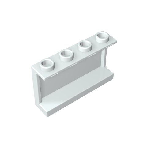 Gobricks,Panel 1 x 4 x 2 with Side Supports - Hollow Studs,14718