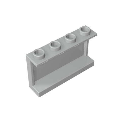 Gobricks,Panel 1 x 4 x 2 with Side Supports - Hollow Studs,14718