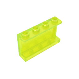 Gobricks,Panel 1 x 4 x 2 with Side Supports - Hollow Studs,14718
