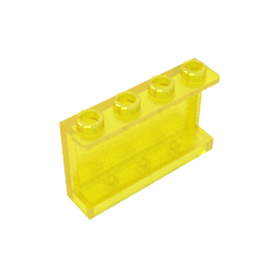 Gobricks,Panel 1 x 4 x 2 with Side Supports - Hollow Studs,14718