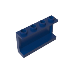 Gobricks,Panel 1 x 4 x 2 with Side Supports - Hollow Studs,14718