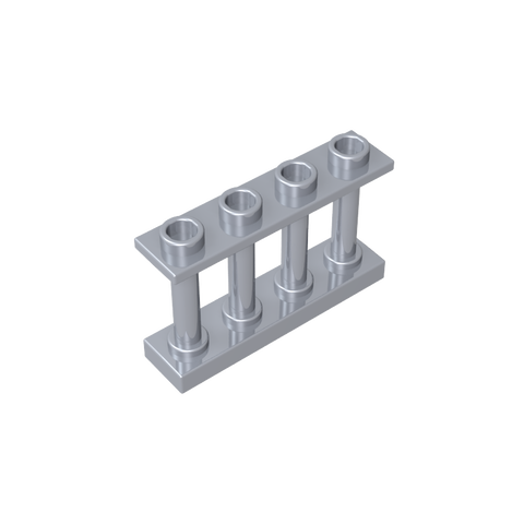 Gobricks,Fence Spindled 1 x 4 x 2 [4 Top Studs],15332