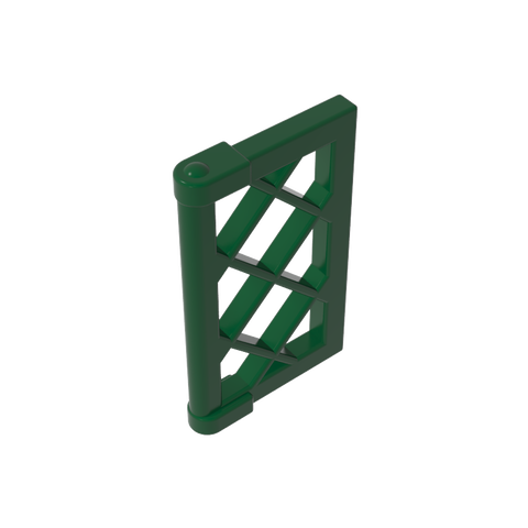 Gobricks,Window 1 x 2 x 3 Pane Latticed with Thick Corner Tabs,60607,2529