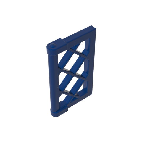 Gobricks,Window 1 x 2 x 3 Pane Latticed with Thick Corner Tabs,60607,2529