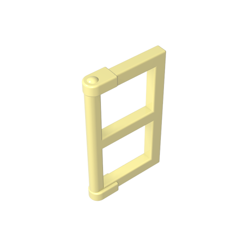Gobricks,Window 1 x 2 x 3 Pane with Thick Corner Tabs,60608,28961,69795,3854
