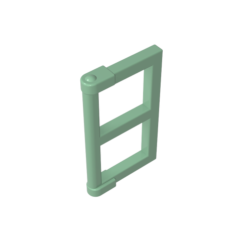 Gobricks,Window 1 x 2 x 3 Pane with Thick Corner Tabs,60608,28961,69795,3854