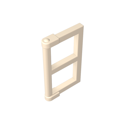 Gobricks,Window 1 x 2 x 3 Pane with Thick Corner Tabs,60608,28961,69795,3854