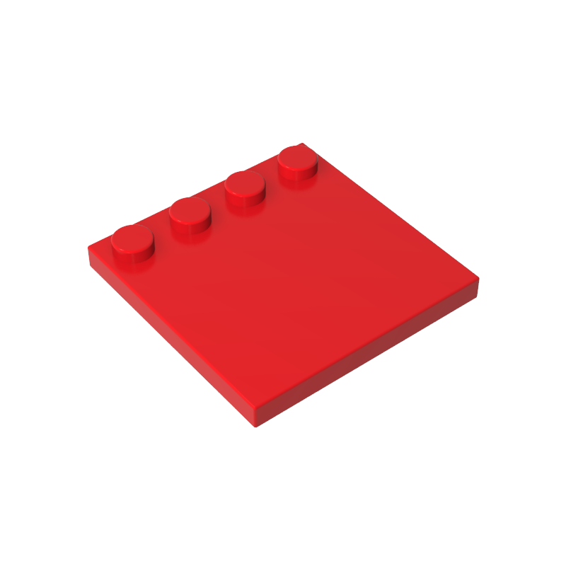 Gobricks,Plates Special 4 x 4 with Studs on One Edge [Plain],6179