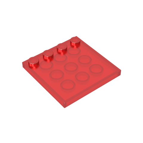 Gobricks,Plates Special 4 x 4 with Studs on One Edge [Plain],6179