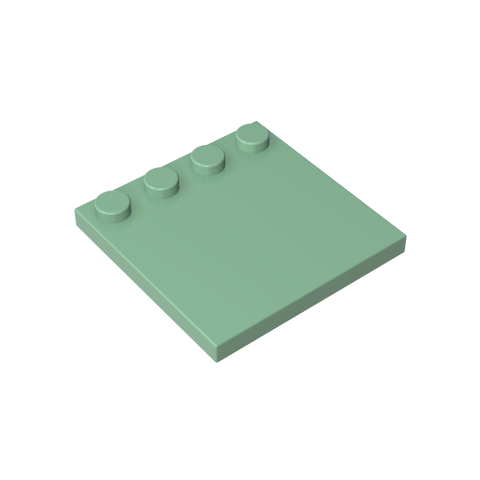 Gobricks,Plates Special 4 x 4 with Studs on One Edge [Plain],6179