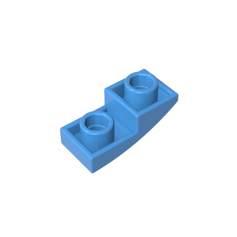 Gobricks,Slope Curved 2 x 1 Inverted,24201