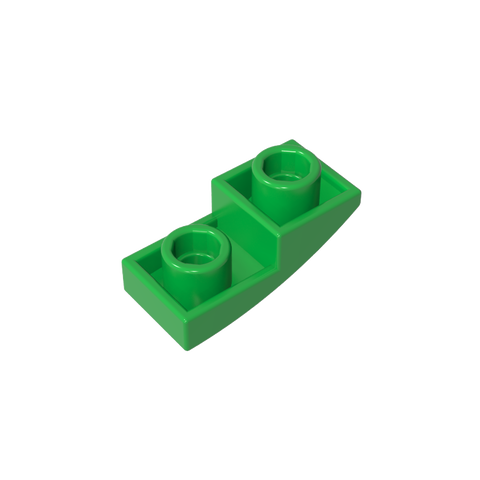 Gobricks,Slope Curved 2 x 1 Inverted,24201