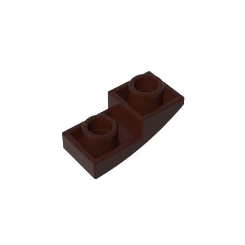 Gobricks,Slope Curved 2 x 1 Inverted,24201