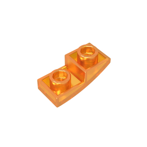 Gobricks,Slope Curved 2 x 1 Inverted,24201