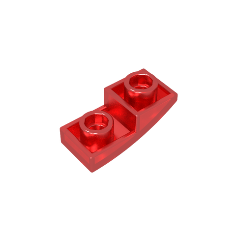 Gobricks,Slope Curved 2 x 1 Inverted,24201