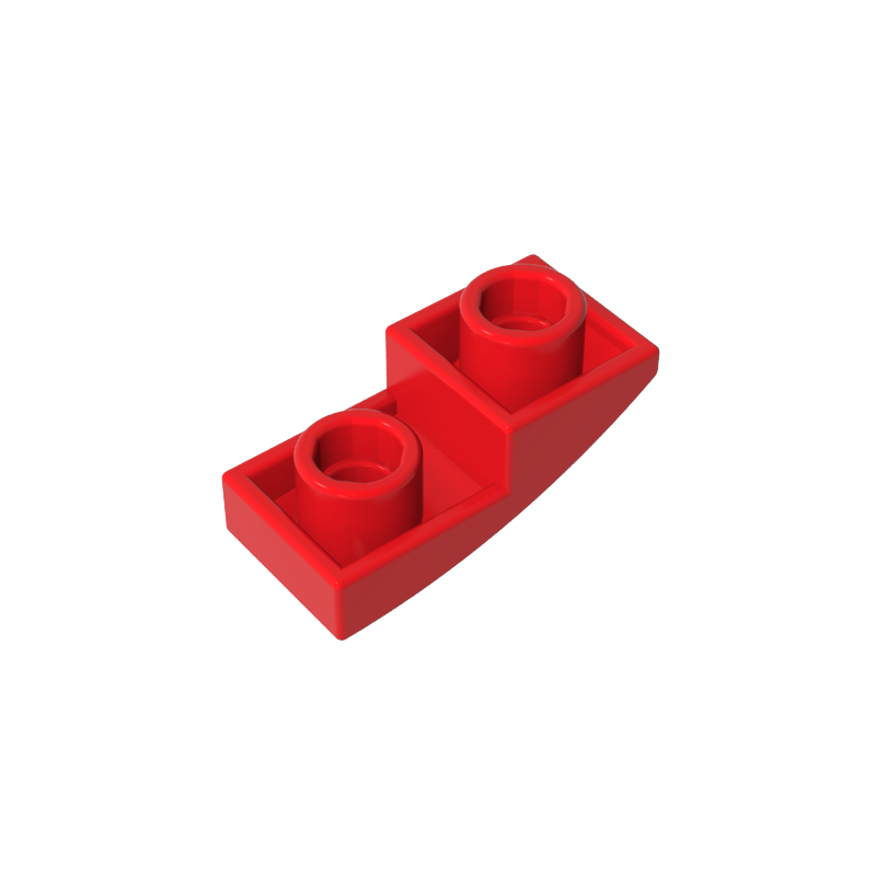 Gobricks,Slope Curved 2 x 1 Inverted,24201