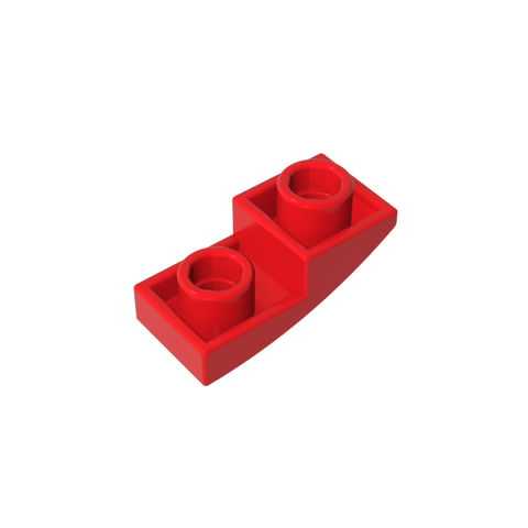 Gobricks,Slope Curved 2 x 1 Inverted,24201