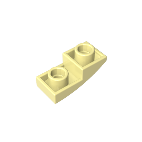Gobricks,Slope Curved 2 x 1 Inverted,24201